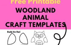 Free Printable Woodland Animals For Crafts