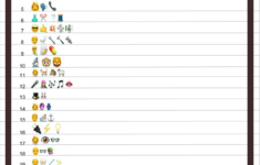 Free Printable Work Professions Emoji Quiz With Answers