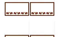 Free Printables Thanksgiving Place Cards