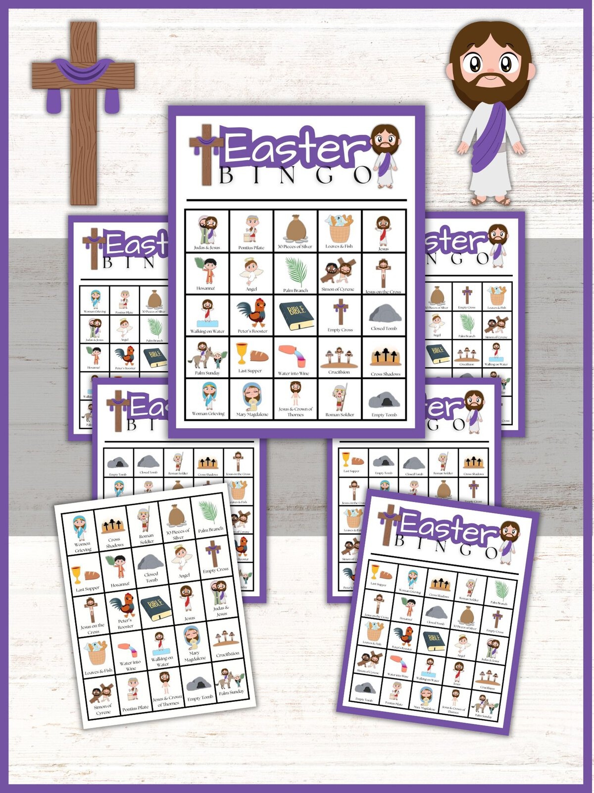 Free Religious Easter Bingo Printable