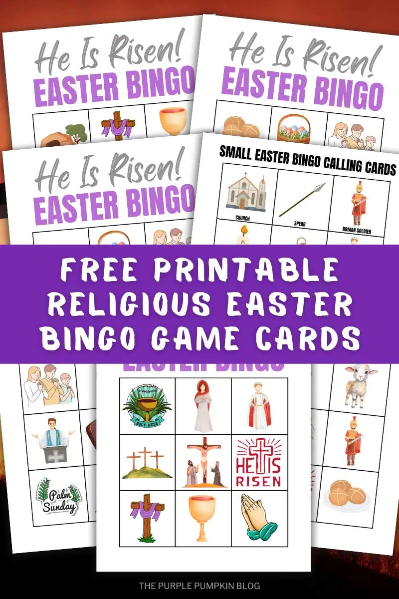Free Religious Easter Bingo Printable Game Cards Free Religious Easter Bingo Printable Game Cards