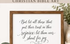 Free Scripture Verse Printables