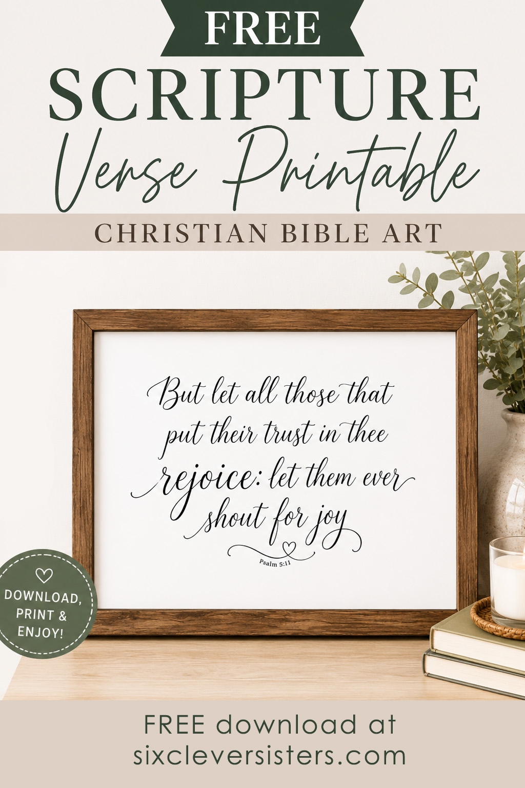 Free Scripture Verse Printables
