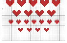 Free Valentine Heart Cross Stitch Chart