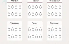Free Water Tracker Printable