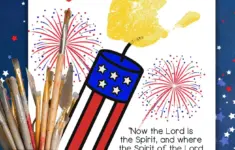 Freedom In Jesus Handprint Art