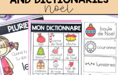 French Christmas Vocabulary French Word Wall Cards Vocabulaire De Noel