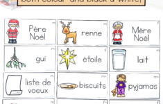 French Christmas Vocabulary French Word Wall Cards Vocabulaire De Noel