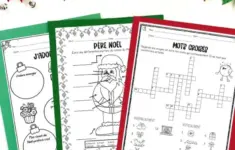 French Christmas Worksheets
