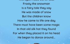 Frosty The Snowman Nursery Rhyme With Lyrics 8313