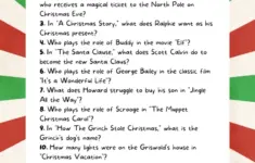 Fun Free Christmas Movie Trivia Printable Xmas Movie Quiz Questions And Answers