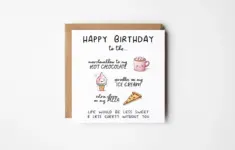 Funny Birthday Card For Bestie Cheesy