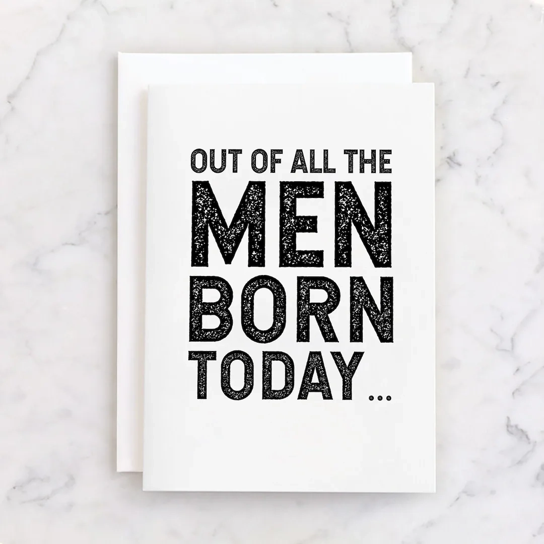 Funny Birthday Card For Him Best Friend