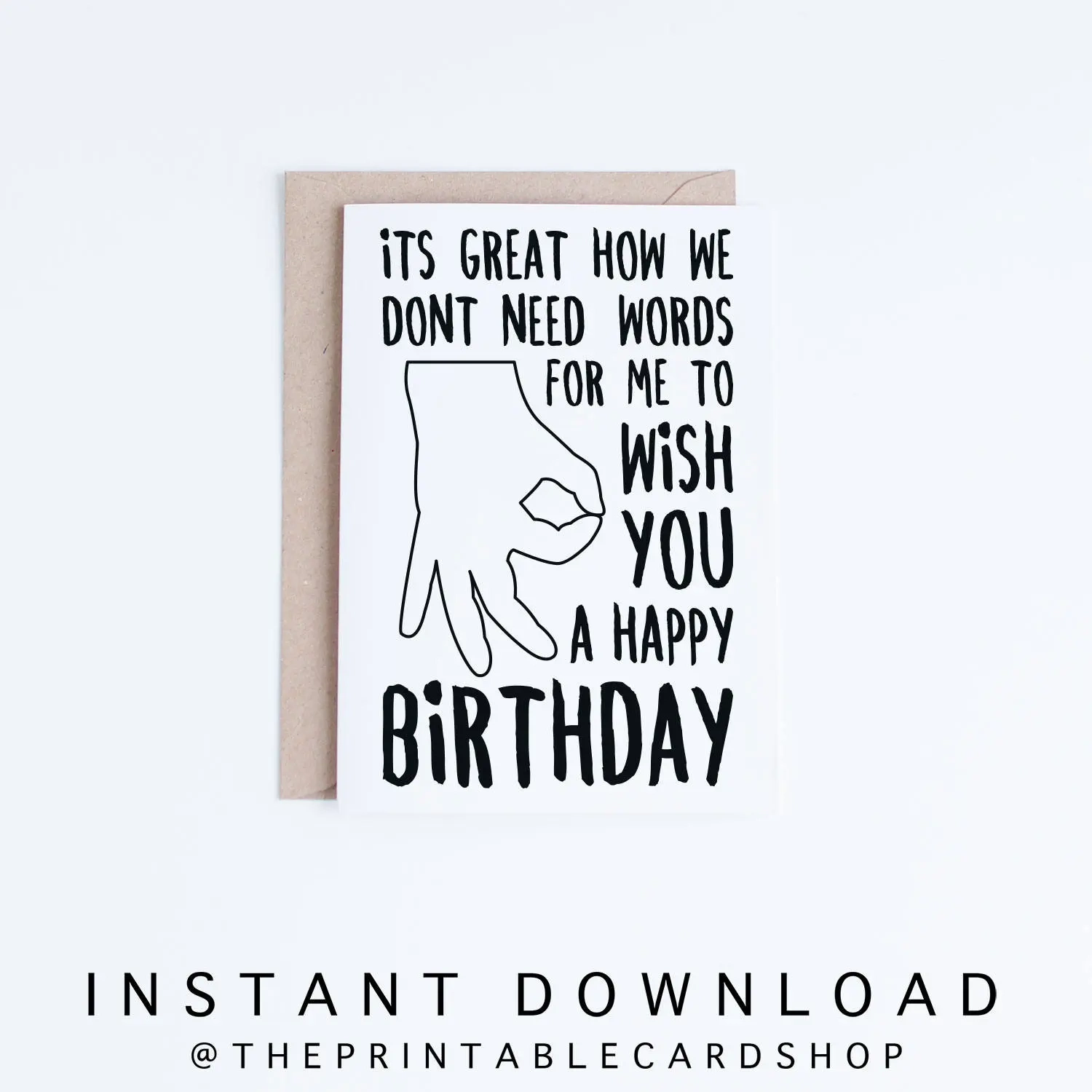 Funny Birthday Cards Instant Download