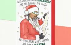 Funny Christmas Wishes Card Night Before Chrizzle