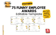 Funny Employee Award Certificates 75