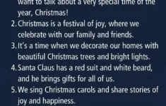 Gen Christmas Speech For Students And Children In English