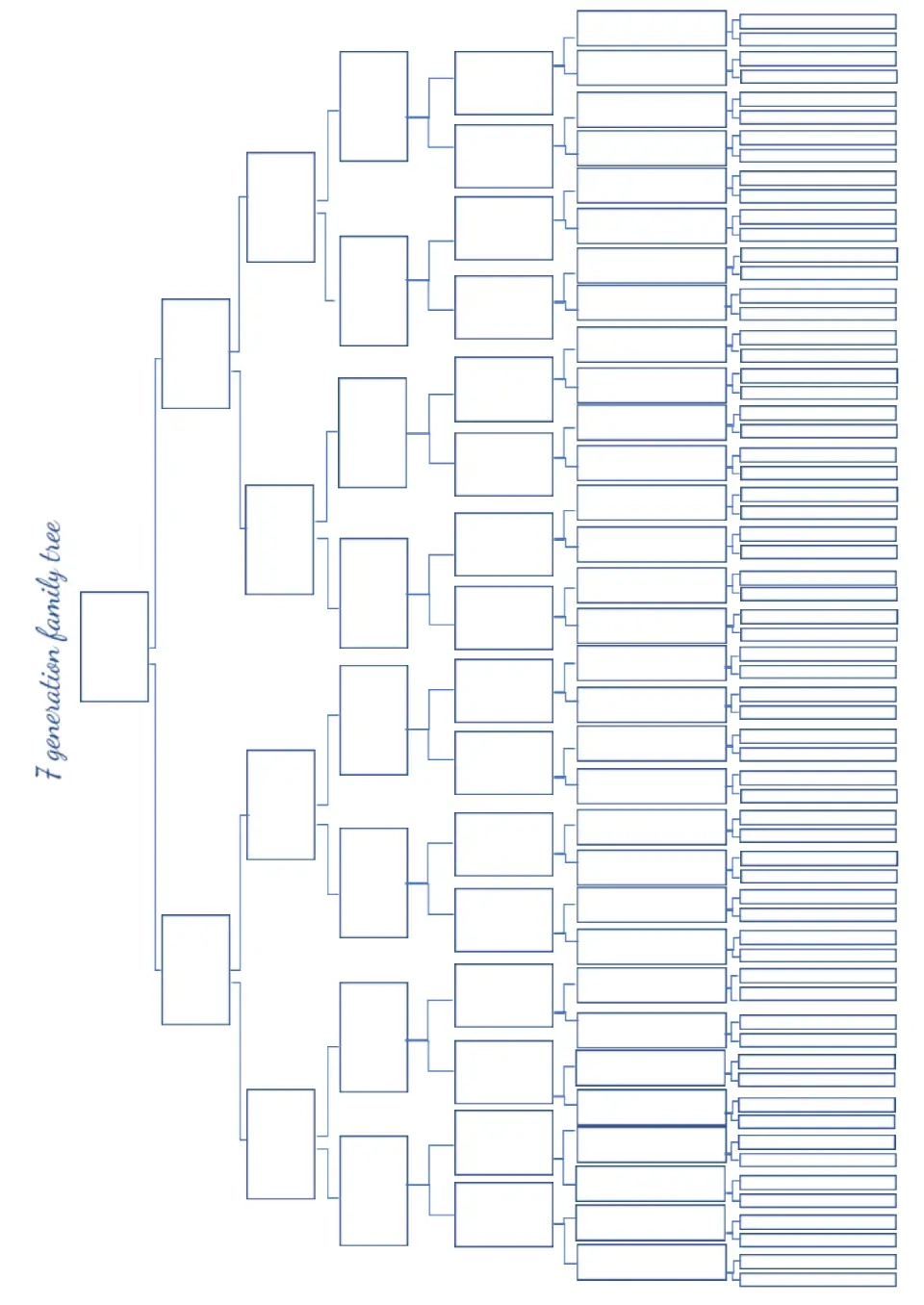 Generation Family Tree Template