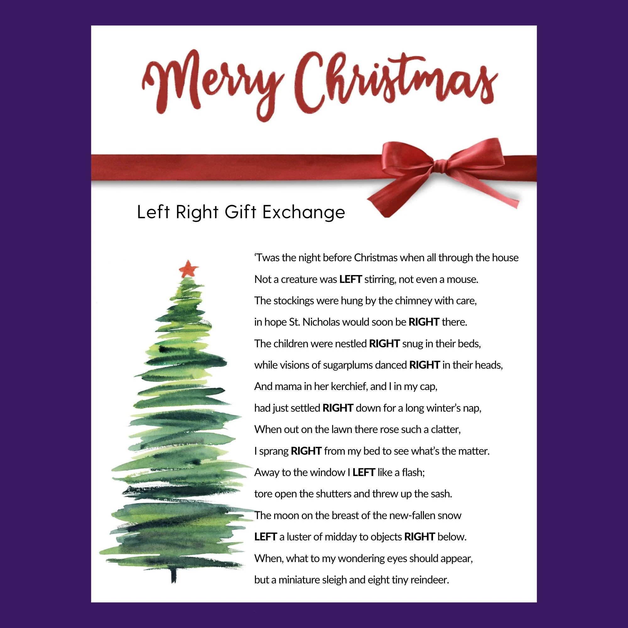 Gift Exchange Game Twas The Night Before Gift Exchange Game Twas The Night Before