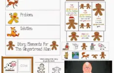 Gingerbread Man Literacy Packe