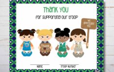 Girl Scout Thank You Cards