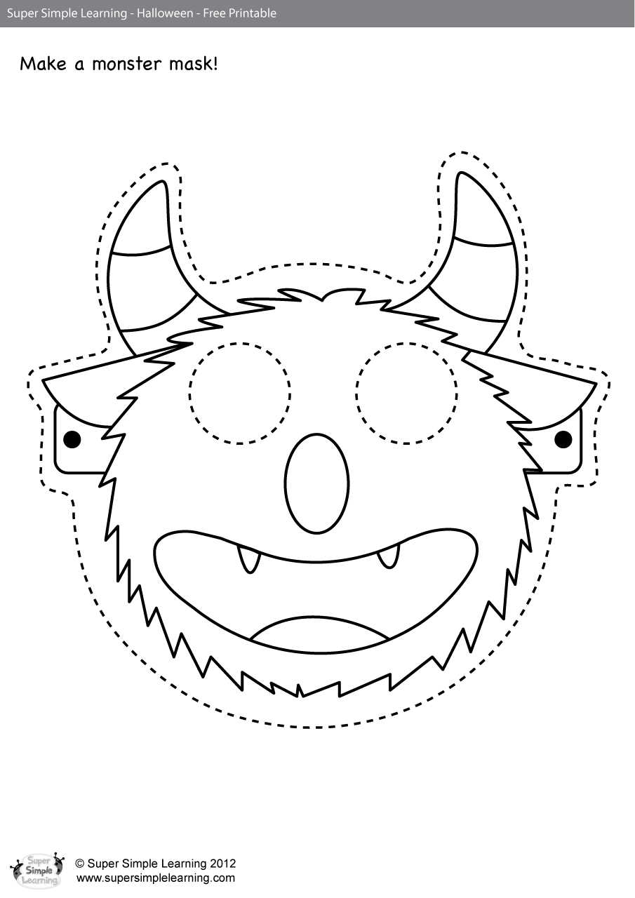 free paper mask template free paper mask template