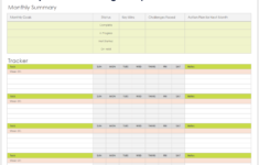Goal Tracking Setting Templates