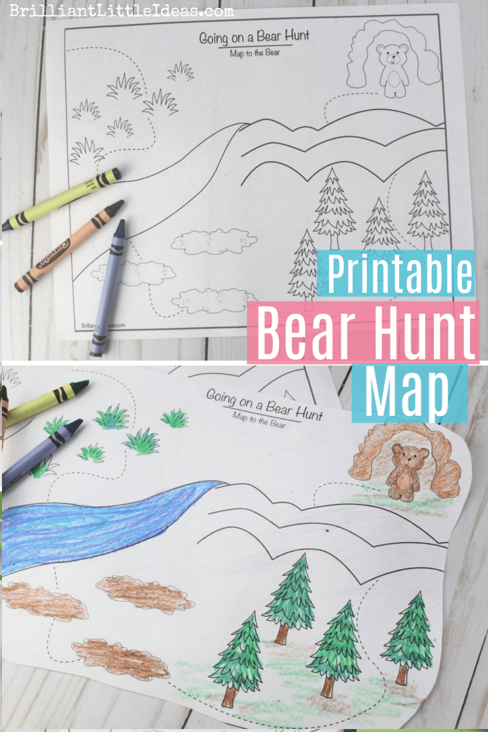 Going On A Bear Hunt Printable Map Going On A Bear Hunt Printable Map
