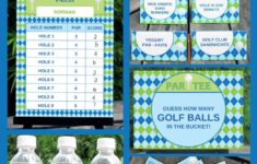 Golf Party Printables Invitations Decorations