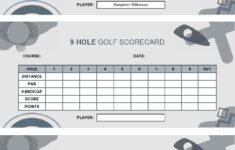 Golf Scorecard
