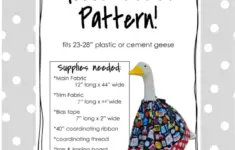 Goose Dress Sewing Pattern Fits 23 28