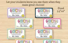 Gotcha Caught Doing Good Reward Cards