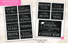 Graduation Candy Labels Printable