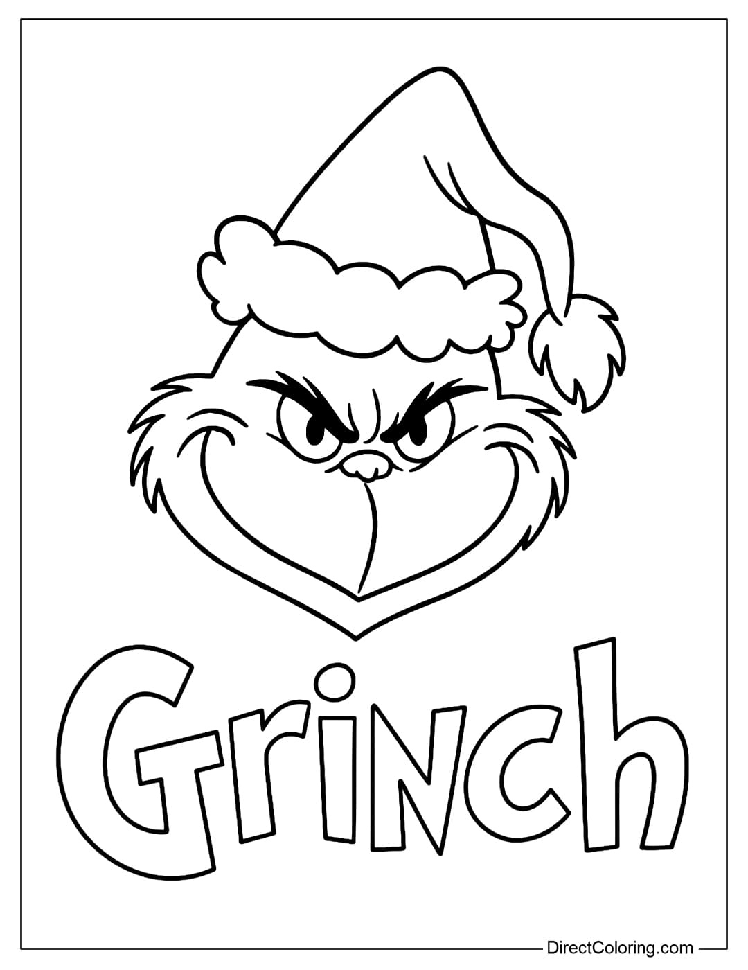 Grinch Coloring Pages