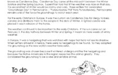 Groundhog Day Activity