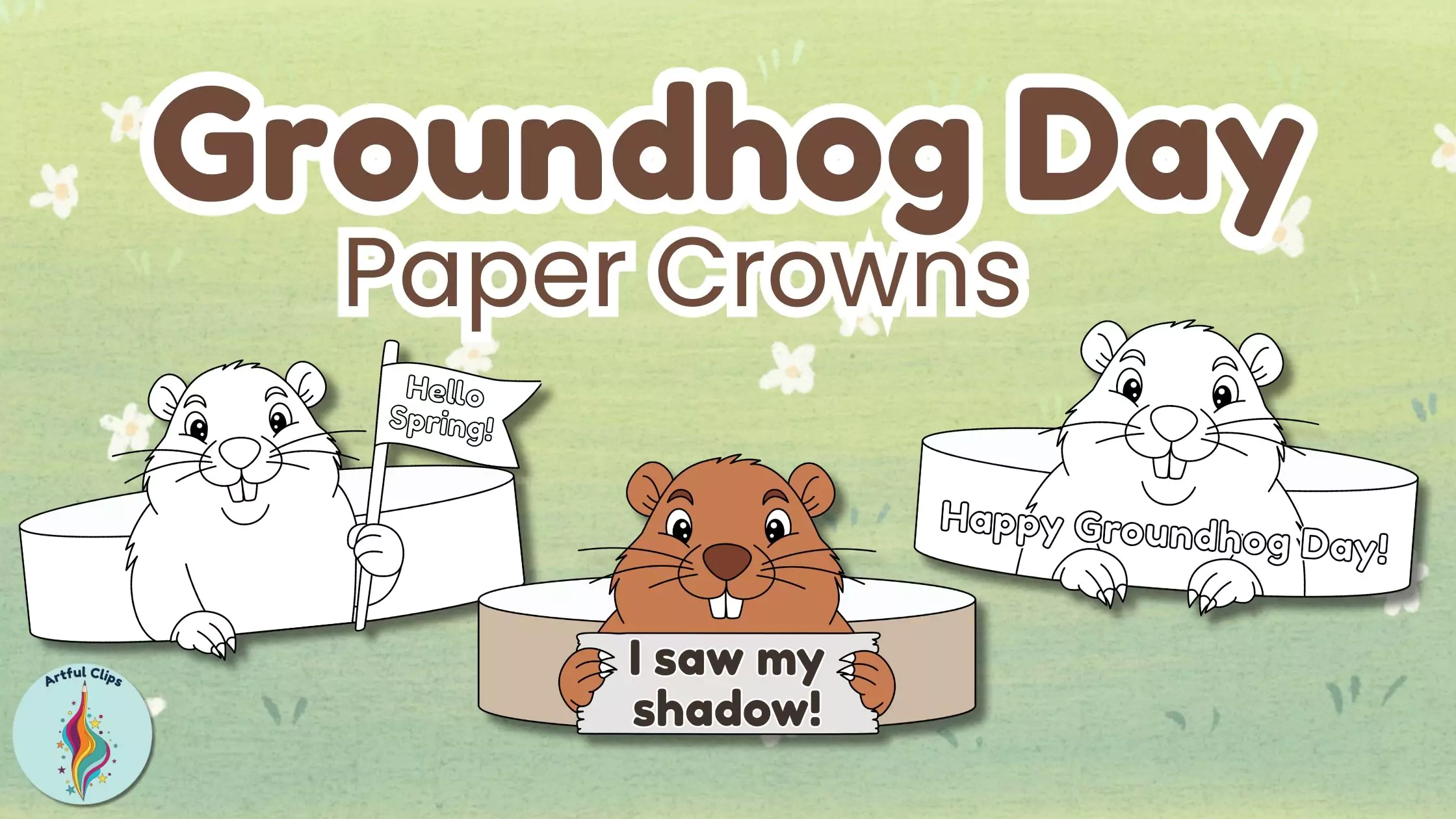 Groundhog Day Craft Groundhog Day Craft
