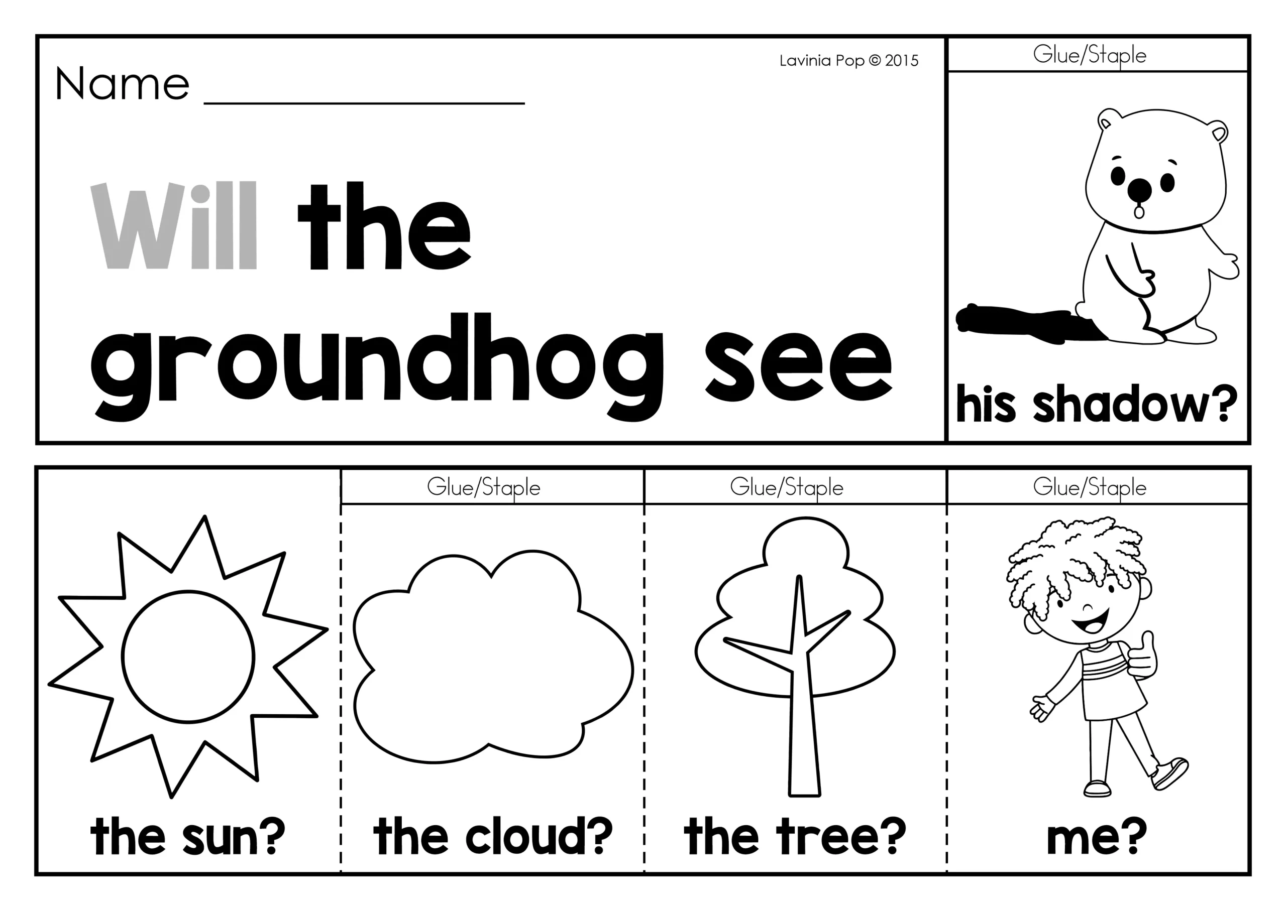 Groundhog Day Printable Booklets