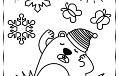 Groundhog Day Printable Coloring Pages For Children