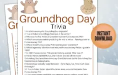 Groundhog Day Trivia