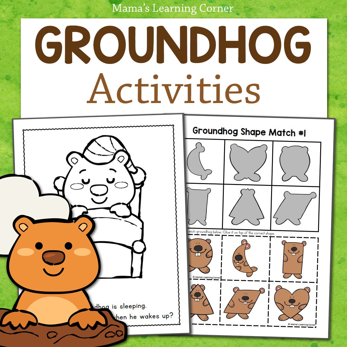 Groundhog Day Worksheets