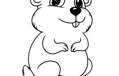 Groundhog Face Template