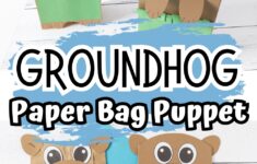 Groundhog Paper Bag Puppet