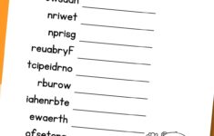 Groundhogs Day Word Scramble