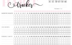 Habit Tracker Printable