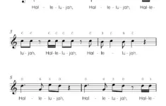 Hallelujah Chorus Easy Piano Sheet Music