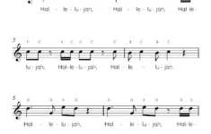 Hallelujah Chorus Easy Piano Sheet Music