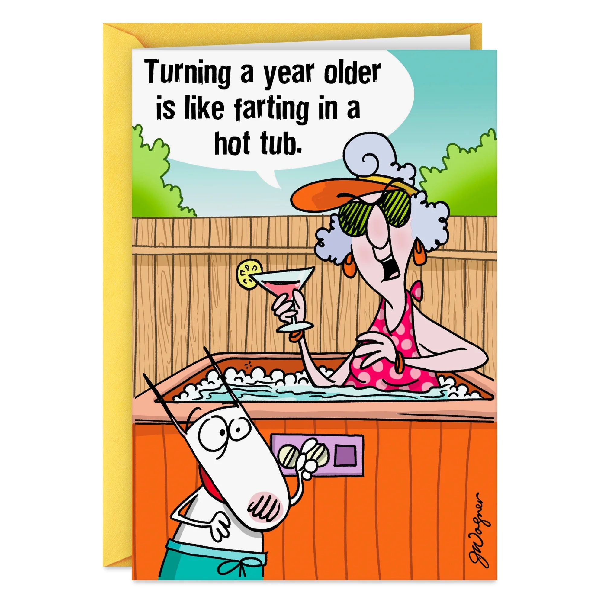 Hallmark Maxine Funny Birthday Card Farting In A Hot Tub Hallmark Maxine Funny Birthday Card Farting In A Hot Tub