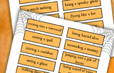 Halloween Charades Game