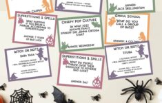 Halloween Trivia Game Printable Questions