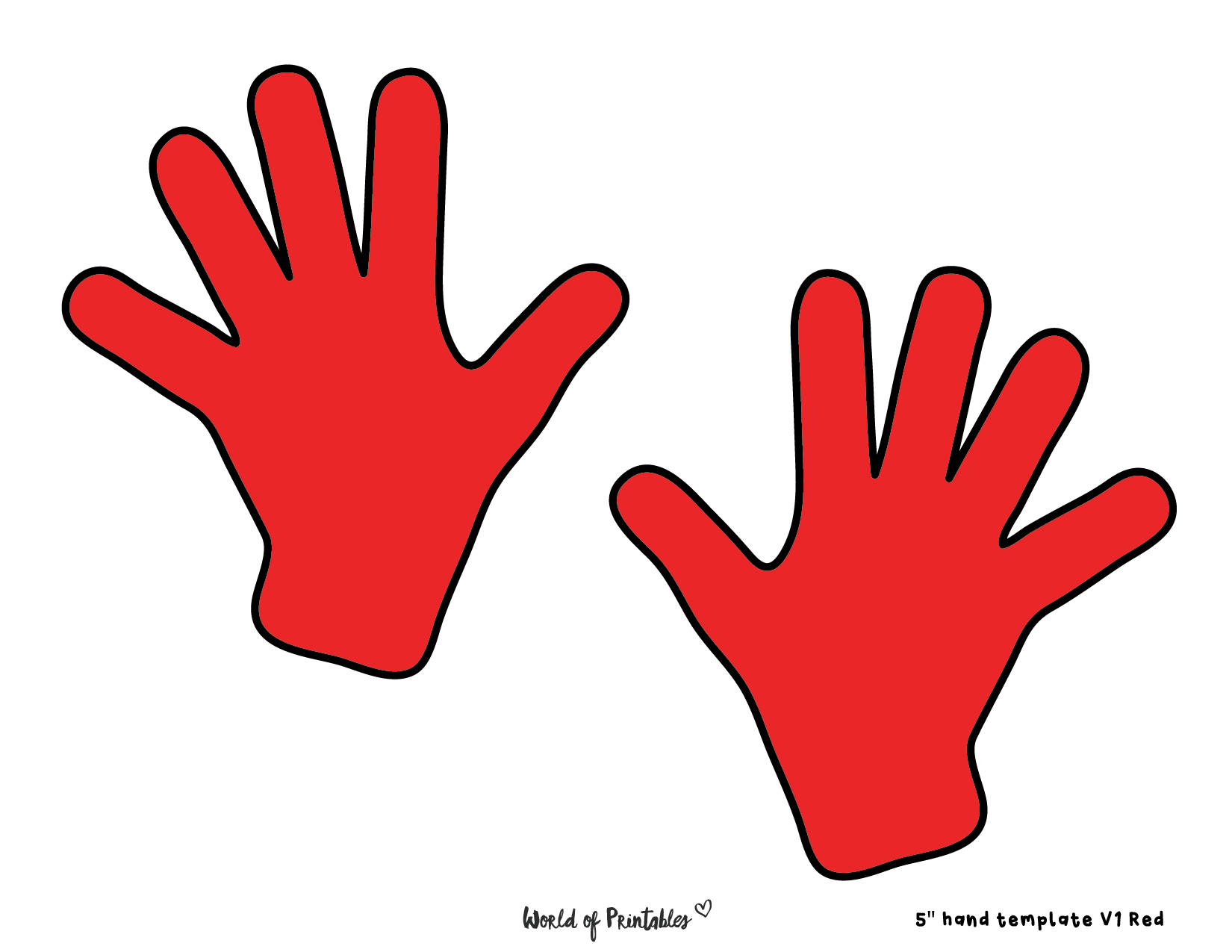 Hand Outline Hand Outline